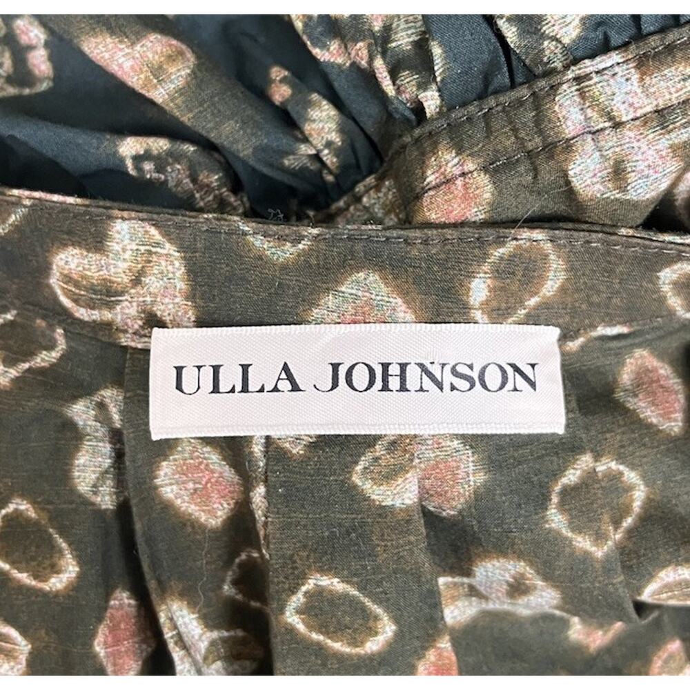 Ulla Johnson Miranda Jasper Ruffle Mini Dress Belted Boho Cottagecore Size 10 - Picture 6 of 7